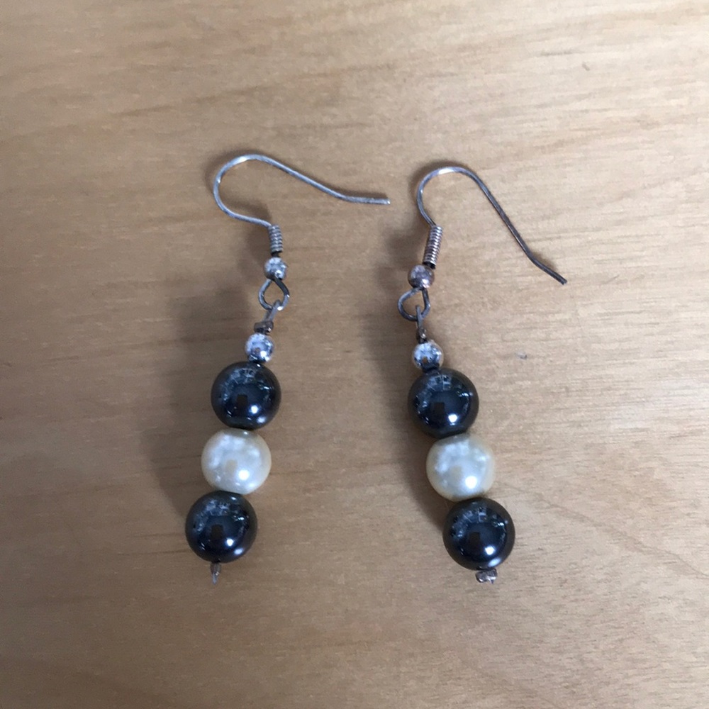 Pearl earrings